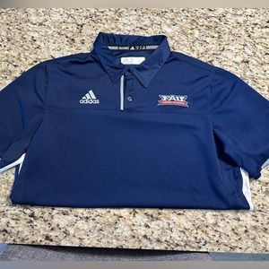 Blue Florida Atlantic FAU Adidas Polo
